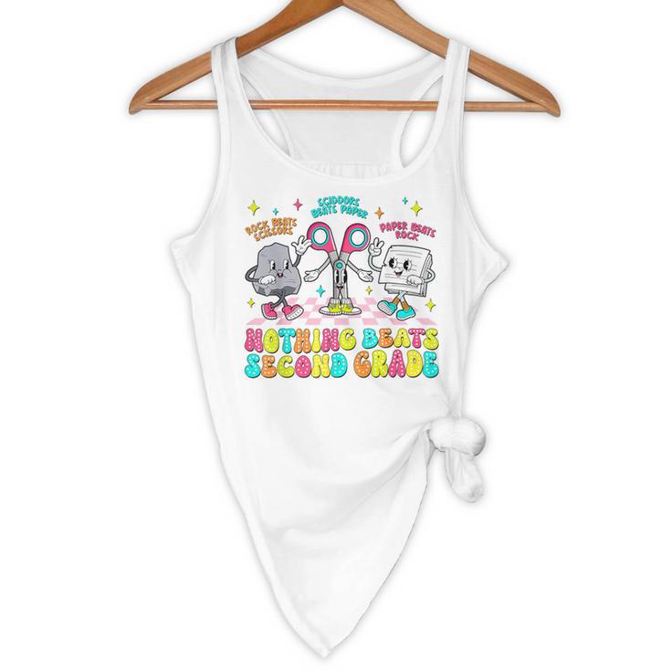 Nothing Beats 2nd Second Grade Back To School Teacher Kids Flowy Tank, novelty gifts, funny gifts Nothing Beats 2nd Second Grade Back To School Teacher Kids Flowy Tank, novelty gifts, funny gifts