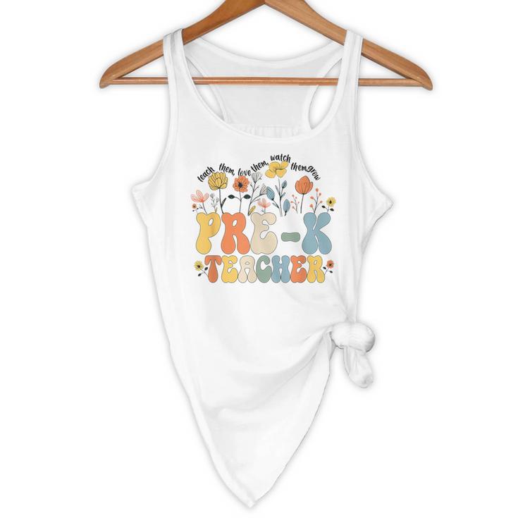 Pre-k Teacher Appreciation Teaching Wildflowers Flowy Tank, novelty gifts, funny gifts Pre-k Teacher Appreciation Teaching Wildflowers Flowy Tank, novelty gifts, funny gifts