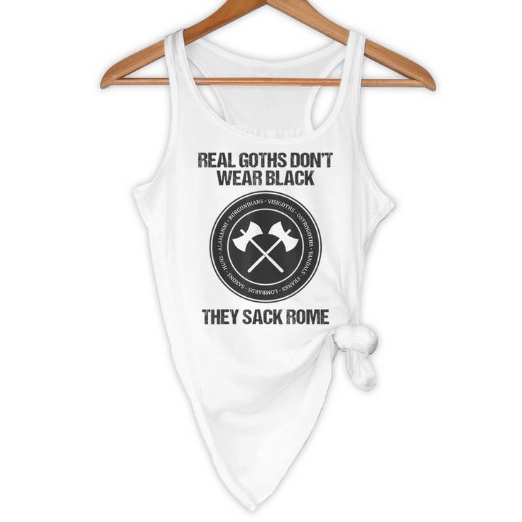 Real Goths Sack Rome History Teacher Flowy Tank, novelty gifts, funny gifts Real Goths Sack Rome History Teacher Flowy Tank, novelty gifts, funny gifts