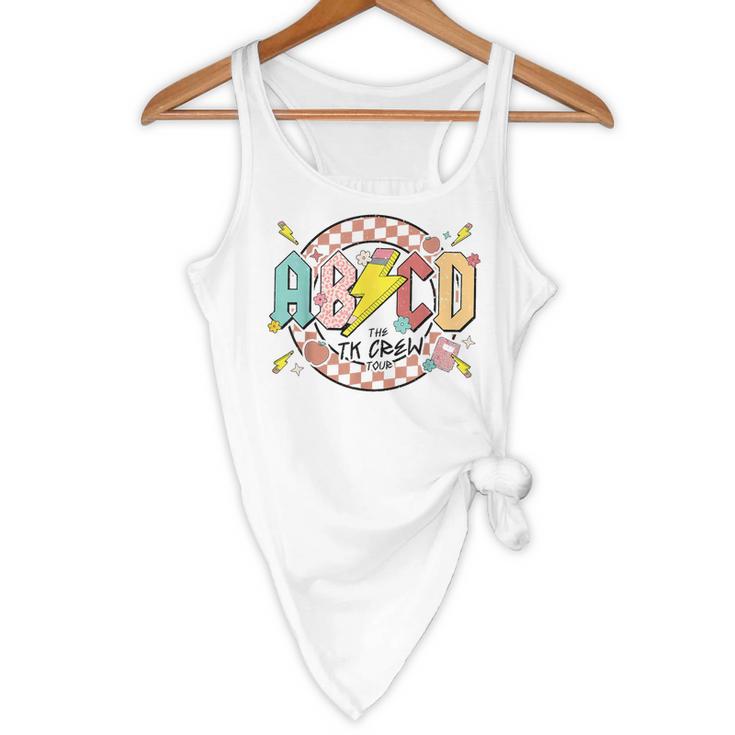 Retro ABCD Transitional Kindergarten Teacher Tour TK Teacher Flowy Tank, novelty gifts, funny gifts Retro ABCD Transitional Kindergarten Teacher Tour TK Teacher Flowy Tank, novelty gifts, funny gifts