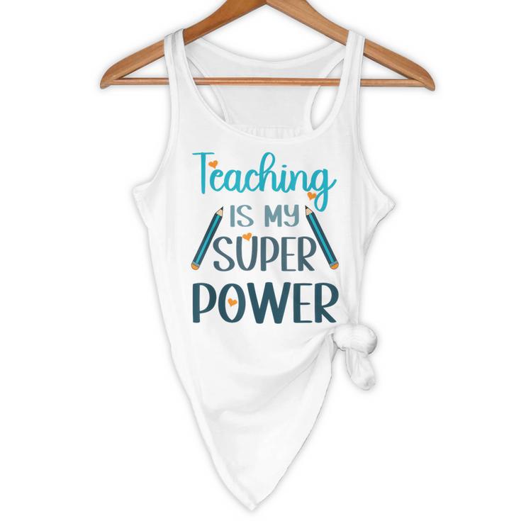 Retro Groovy Teaching Is My Super Power Teacher's Present Men Women Flowy Tank, novelty gifts, funny gifts Retro Groovy Teaching Is My Super Power Teacher's Present Men Women Flowy Tank, novelty gifts, funny gifts