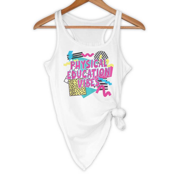 Retro Physical Education Vibes Gym Teacher Phys Ed Teacher Flowy Tank, novelty gifts, funny gifts