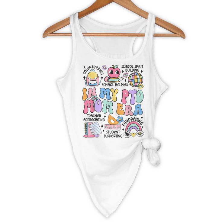 Retro In My PTO Mom Era Parent Organization Team Teacher Flowy Tank, novelty gifts, funny gifts Retro In My PTO Mom Era Parent Organization Team Teacher Flowy Tank, novelty gifts, funny gifts