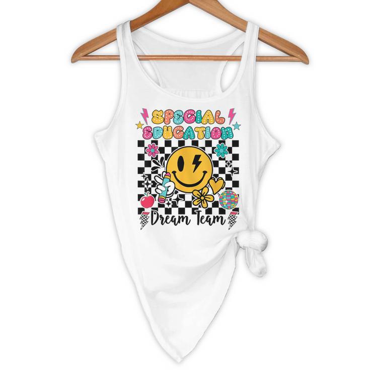 Retro Special Education Squad Groovy Dream Team Teacher Flowy Tank, novelty gifts, funny gifts Retro Special Education Squad Groovy Dream Team Teacher Flowy Tank, novelty gifts, funny gifts