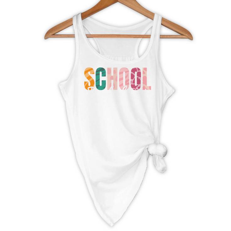 School Psychologist Rainbow Psychology Teacher Flowy Tank, novelty gifts, funny gifts School Psychologist Rainbow Psychology Teacher Flowy Tank, novelty gifts, funny gifts