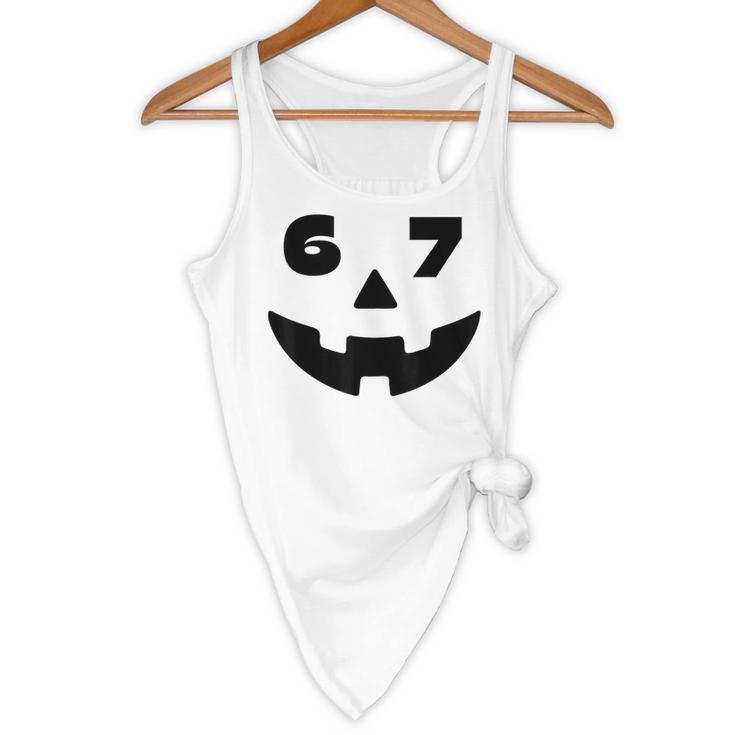 Six Seven Halloween Costume For Students Teachers 6 7 Flowy Tank, novelty gifts, funny gifts