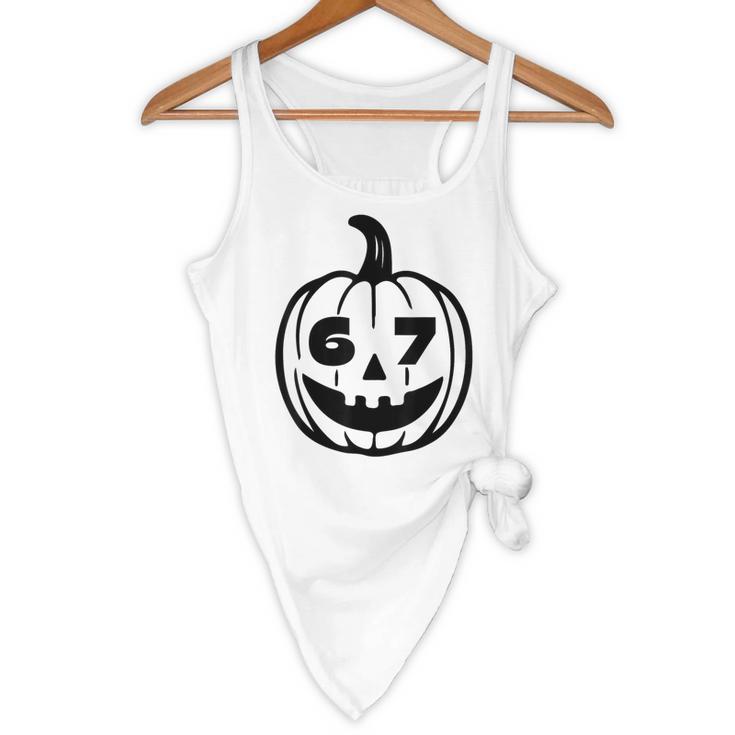 Six Seven Halloween Costume For Students Teachers Flowy Tank, novelty gifts, funny gifts