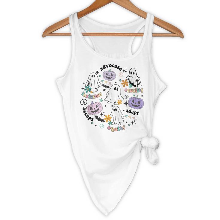 Special Education Teacher Halloween Pumpkin Ghost Inclusion Flowy Tank, novelty gifts, funny gifts Special Education Teacher Halloween Pumpkin Ghost Inclusion Flowy Tank, novelty gifts, funny gifts