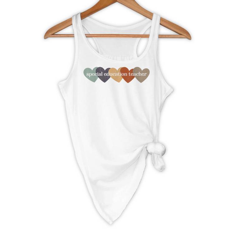 Special Education Teacher Heart Back To School Teach Rainbow Men Women Girls Kids Flowy Tank, novelty gifts, funny gifts Special Education Teacher Heart Back To School Teach Rainbow Men Women Girls Kids Flowy Tank, novelty gifts, funny gifts