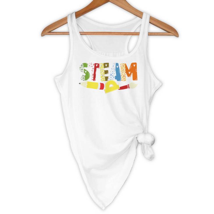 Steam Teacher Science Tech Engineering Arts Maker Flowy Tank, novelty gifts, funny gifts