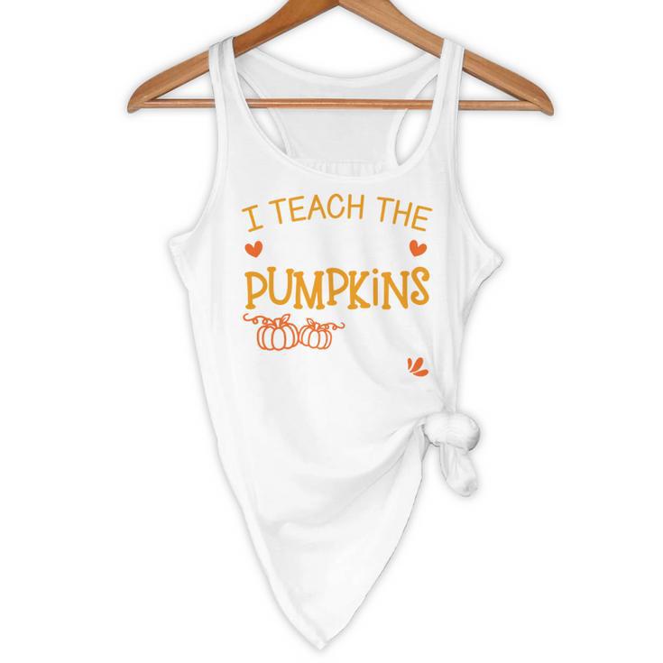 I Teach The Cutest Pumpkins In The Patch Shirt Teacher Flowy Tank, novelty gifts, funny gifts I Teach The Cutest Pumpkins In The Patch Shirt Teacher Flowy Tank, novelty gifts, funny gifts