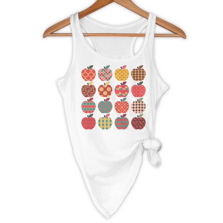Teacher Apple Back To School Art For School Supplies Flowy Tank, novelty gifts, funny gifts Teacher Apple Back To School Art For School Supplies Flowy Tank, novelty gifts, funny gifts