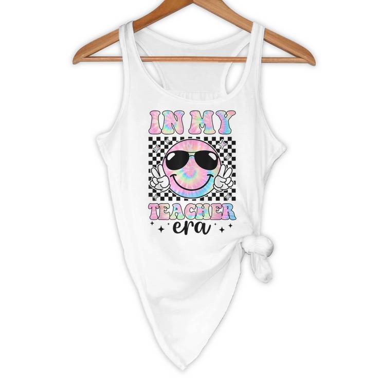 In My Teacher Era Groovy Tie Dye Back To School Cute Teacher Flowy Tank, novelty gifts, funny gifts In My Teacher Era Groovy Tie Dye Back To School Cute Teacher Flowy Tank, novelty gifts, funny gifts