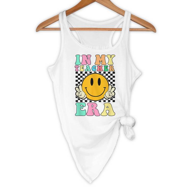 In My Teacher Era Retro Back To School Teacher Student Flowy Tank, novelty gifts, funny gifts In My Teacher Era Retro Back To School Teacher Student Flowy Tank, novelty gifts, funny gifts
