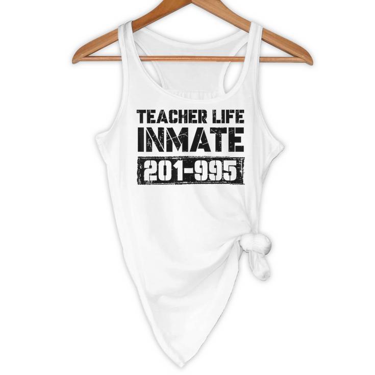 Teacher Life Jail Inmate Prisoner Halloween Costume Flowy Tank, novelty gifts, funny gifts Teacher Life Jail Inmate Prisoner Halloween Costume Flowy Tank, novelty gifts, funny gifts