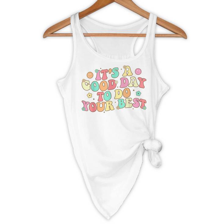Teacher Testing Shirt It's A Good Day To Do Best Groovy Flowy Tank, novelty gifts, funny gifts Teacher Testing Shirt It's A Good Day To Do Best Groovy Flowy Tank, novelty gifts, funny gifts