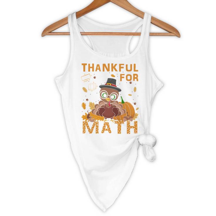 Thankful Math Turkey Teacher Happy Thanksgiving Flowy Tank, novelty gifts, funny gifts Thankful Math Turkey Teacher Happy Thanksgiving Flowy Tank, novelty gifts, funny gifts