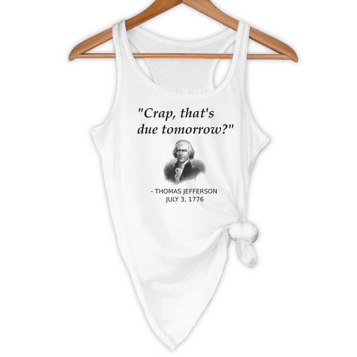 Thomas Jefferson USA History Teacher Student Flowy Tank, novelty gifts, funny gifts Thomas Jefferson USA History Teacher Student Flowy Tank, novelty gifts, funny gifts