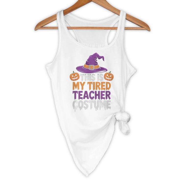 This Is My Tired Teacher Costume Halloween Premium Tri-Blend Flowy Tank, novelty gifts, funny gifts This Is My Tired Teacher Costume Halloween Premium Tri-Blend Flowy Tank, novelty gifts, funny gifts