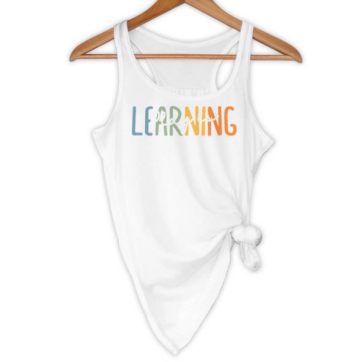 Vintage Play Is Learning Back To School Toddler Teacher Flowy Tank, novelty gifts, funny gifts Vintage Play Is Learning Back To School Toddler Teacher Flowy Tank, novelty gifts, funny gifts