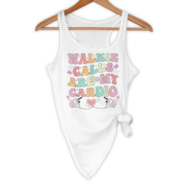 Walkie Calls Are My Cardio Special Education Teacher School Flowy Tank, novelty gifts, funny gifts Walkie Calls Are My Cardio Special Education Teacher School Flowy Tank, novelty gifts, funny gifts