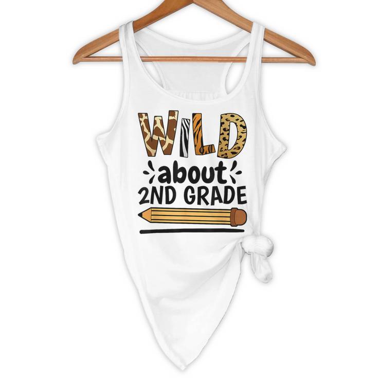 Wild About 2Nd Grade School Grade Teacher Flowy Tank, novelty gifts, funny gifts Wild About 2Nd Grade School Grade Teacher Flowy Tank, novelty gifts, funny gifts