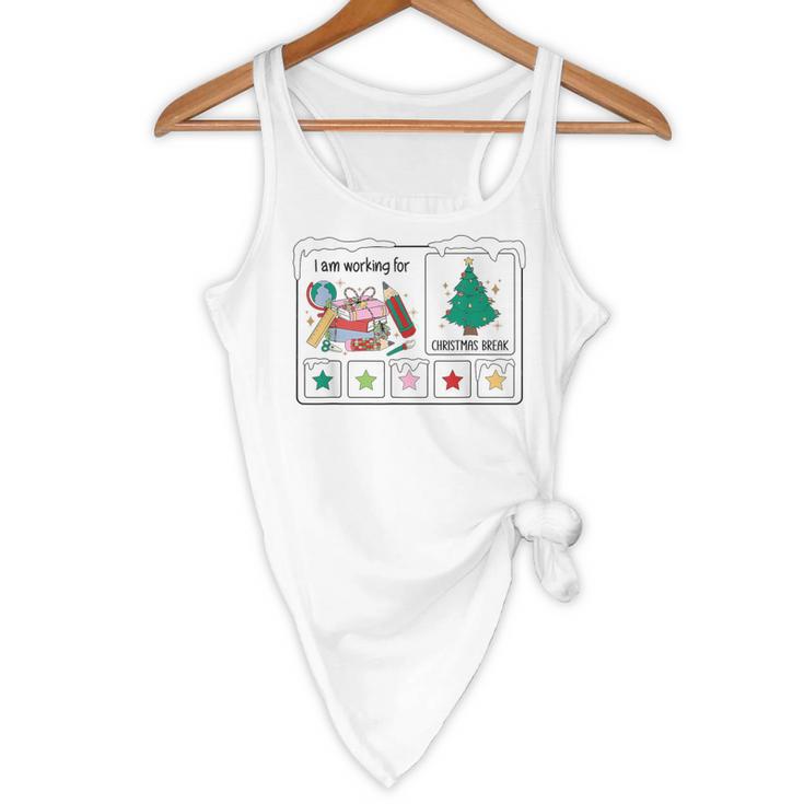 I Am Working For Christmas Break Special Education Teacher Flowy Tank, novelty gifts, funny gifts I Am Working For Christmas Break Special Education Teacher Flowy Tank, novelty gifts, funny gifts