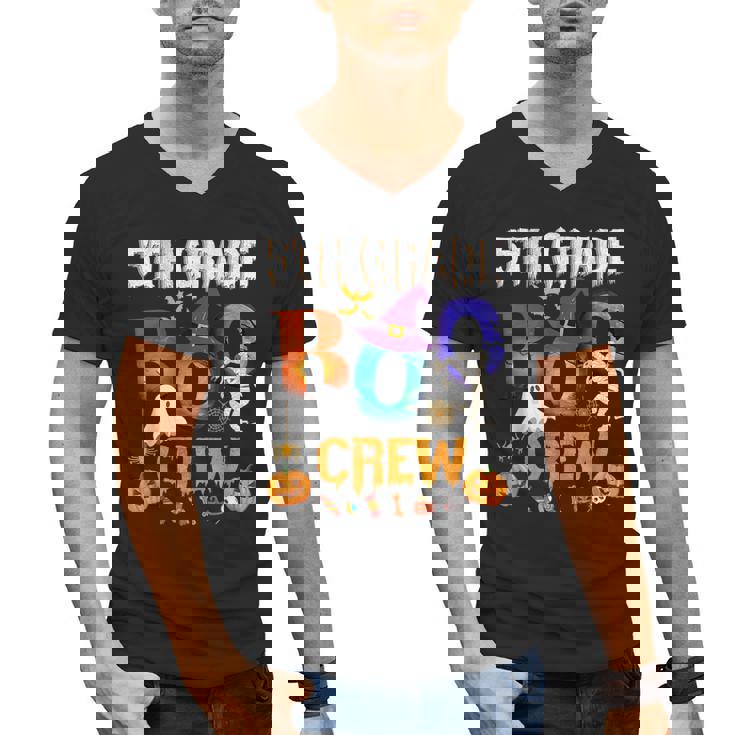 5th Grade Boo Crew Teacher Student Halloween Costume For Men Women Kids Men&#x27;s V-Neck T-Shirt, trending gift