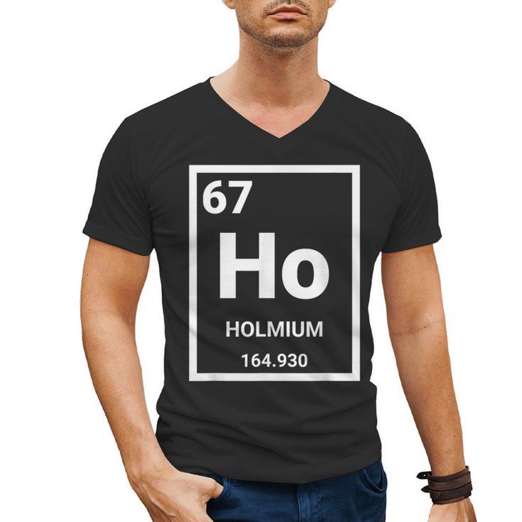 6 7 Meme Science Teacher Chemistry Holmium Men's V-Neck T-Shirt