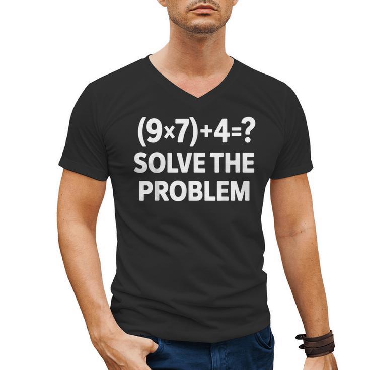 67 Meme PEMDAS Elementary Math Teacher Men's V-Neck T-Shirt