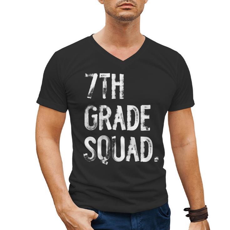 7th Grade Squad Back To School Student Teacher Men's V-Neck T-Shirt