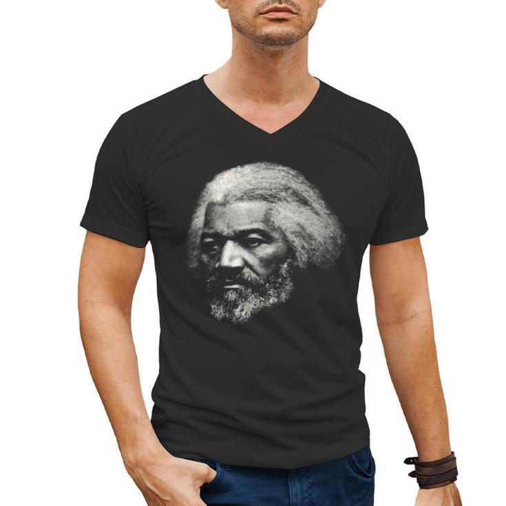 American History Frederick Douglass Teacher Men's V-Neck T-Shirt