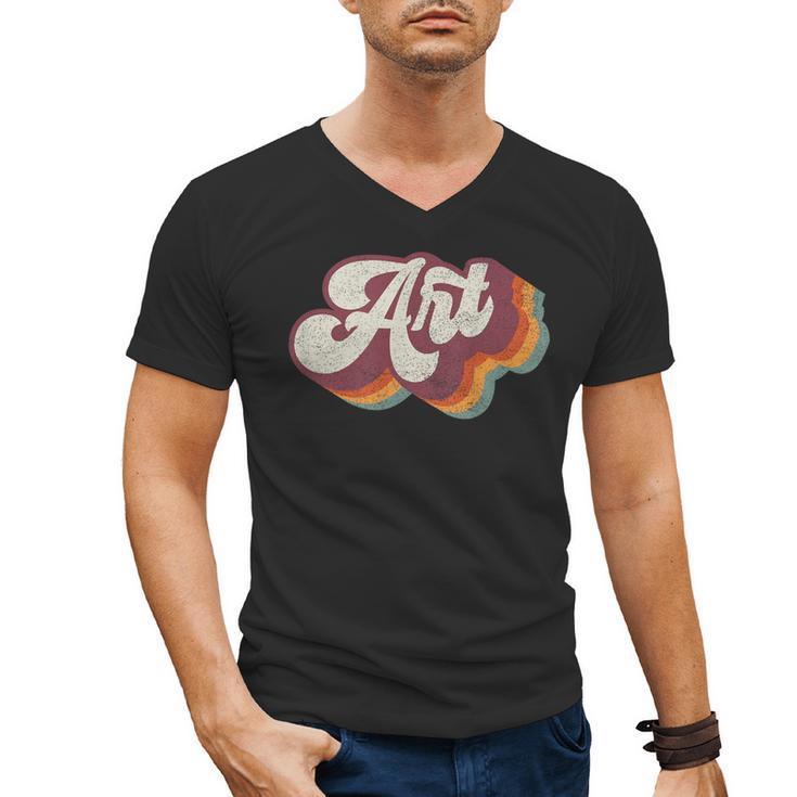 Art Teacher Back To School Men's V-Neck T-Shirt