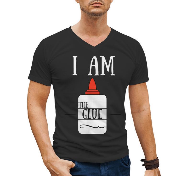 Art Teacher T-Shirt I Am The Glue Men's V-Neck T-Shirt