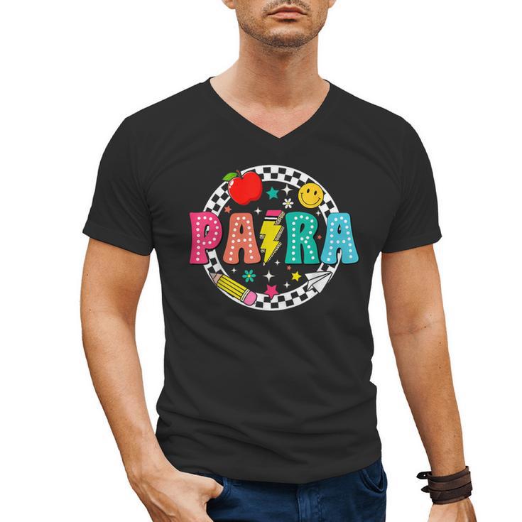 Back To School Para For Men Women Teacher Men's V-Neck T-Shirt