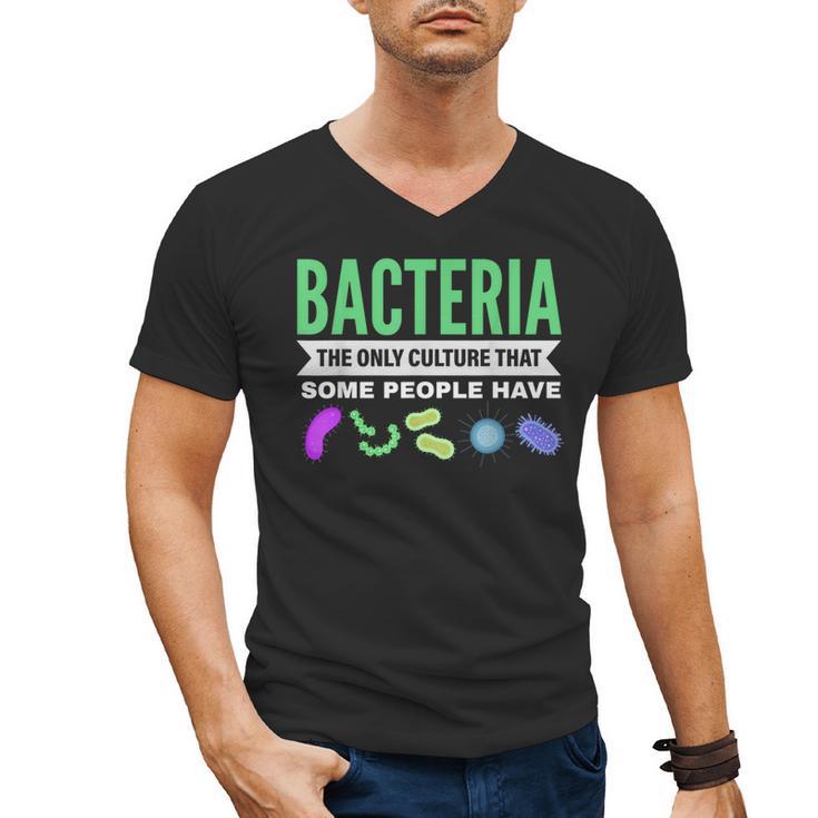 Bacteria Culture Biology Science Teacher Biologist Men's V-Neck T-Shirt