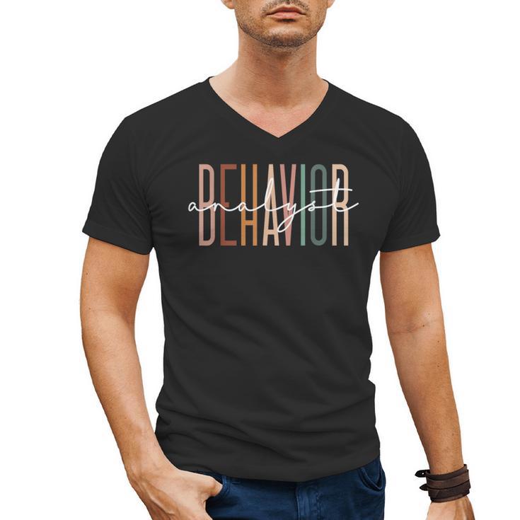 Behavior Analyst Teacher Squad Technician Therapist Analysis Men's V-Neck T-Shirt, trending gift Behavior Analyst Teacher Squad Technician Therapist Analysis Men's V-Neck T-Shirt, trending gift