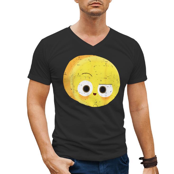 The Big Cheese Good Egg Teacher Halloween Costume Food Group Men's V-Neck T-Shirt