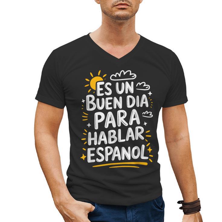 Bilingual Teacher Maestra Spanish Teacher Men's V-Neck T-Shirt