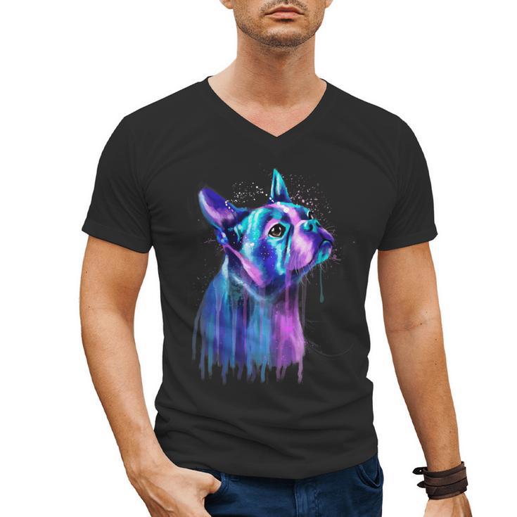 Boston Terrier Dog For a Boston Terrier Mom Men's V-Neck T-Shirt