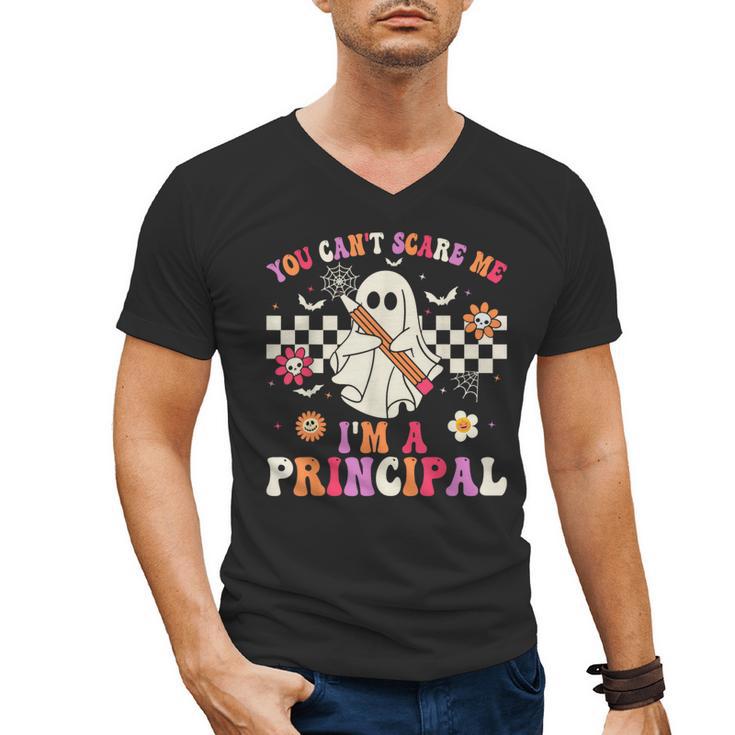 You Can't Scare Me I'm a Principal Halloween Teacher Men's V-Neck T-Shirt