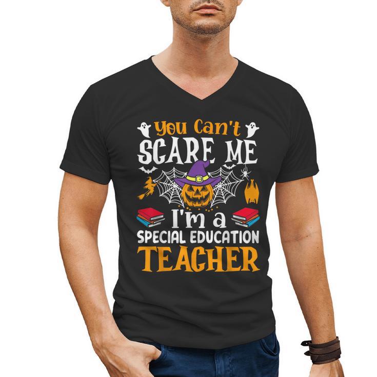 You Can't Scare Me I'm A Special Education Teacher Halloween Men's V-Neck T-Shirt