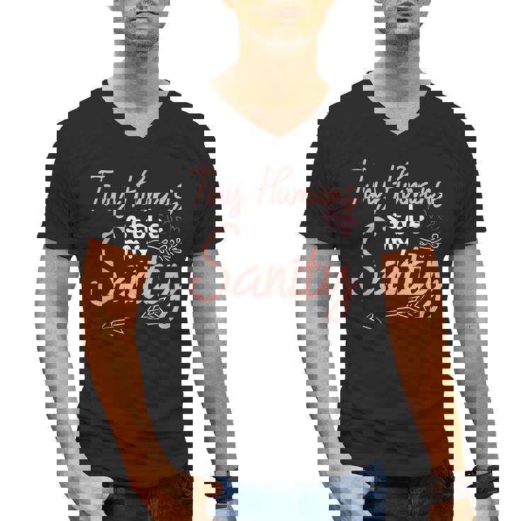 Childcare Provider Daycare Teacher Stole My Sanity Men&#x27;s V-Neck T-Shirt