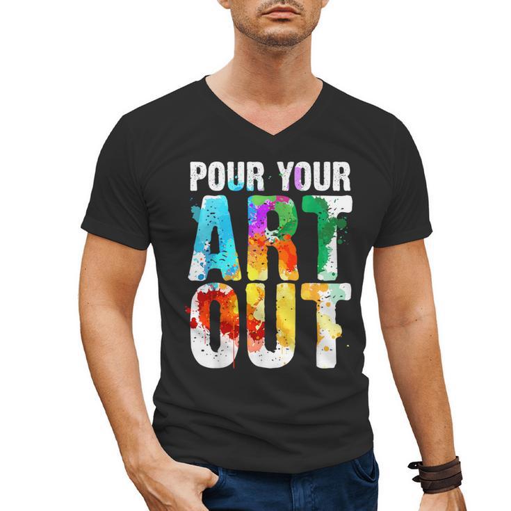 Cool Artist For Men Women Painter Art Teacher Paint Artists Men's V-Neck T-Shirt