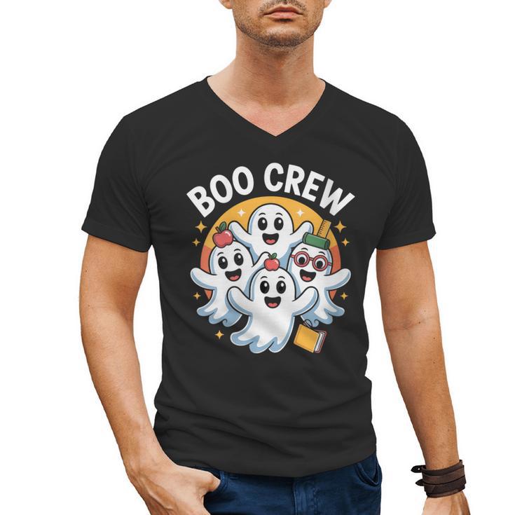 Cute Group Matching Teachers Halloween Men's V-Neck T-Shirt