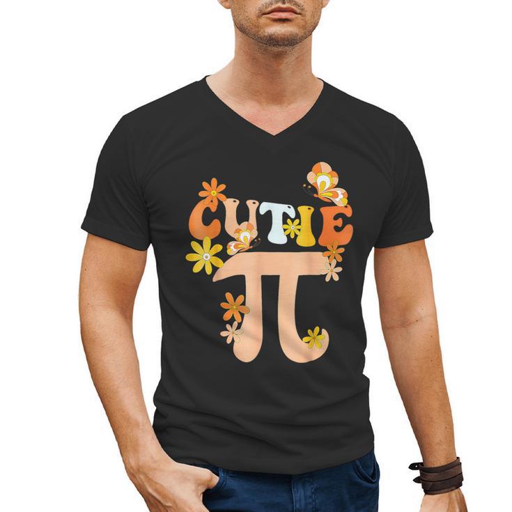 Cutie Pi Shirt Pi Day Math Girls Kids Women Toddler Teacher Men's V-Neck T-Shirt