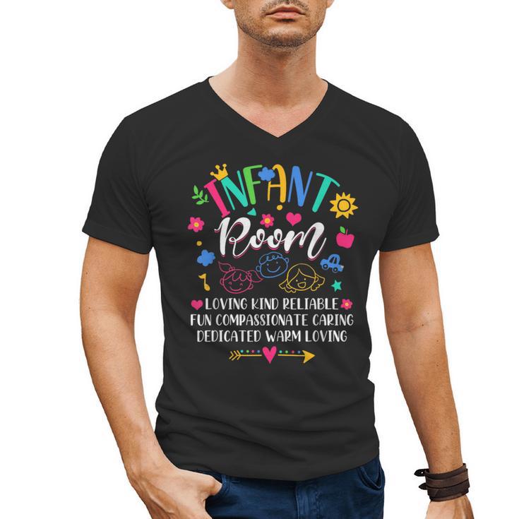 Daycare Provider Loving Kind Reliable Infant Room Teacher Men's V-Neck T-Shirt