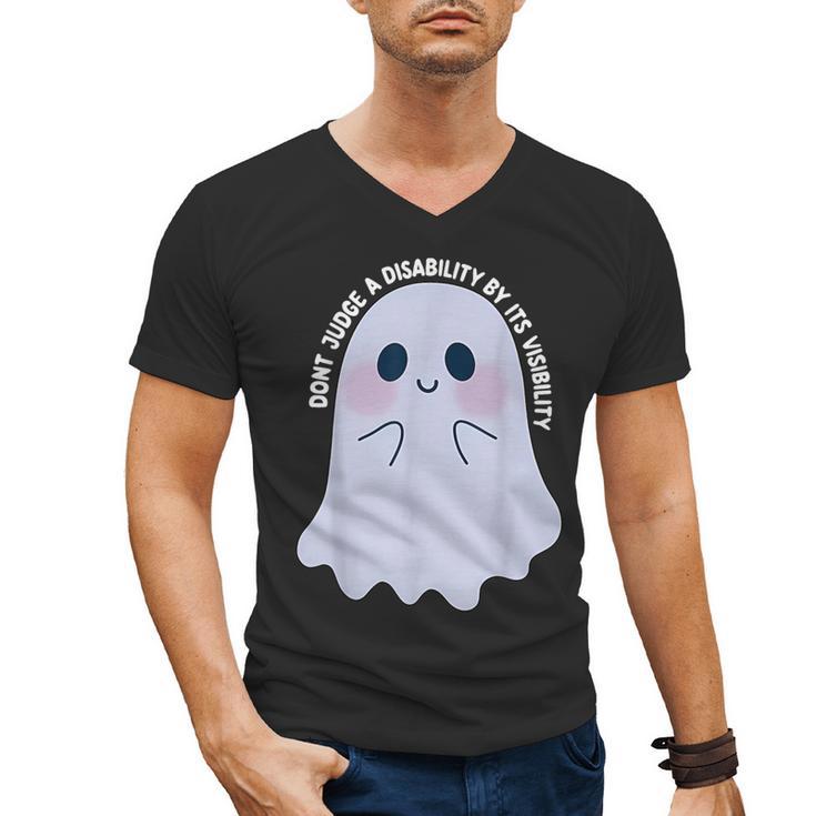 Dont Judge a Disability By Its Visibility Teacher Men's V-Neck T-Shirt
