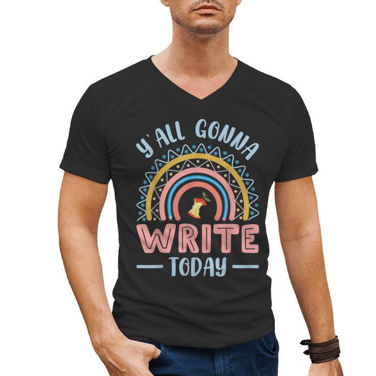 ELA English Teacher Men's V-Neck T-Shirt