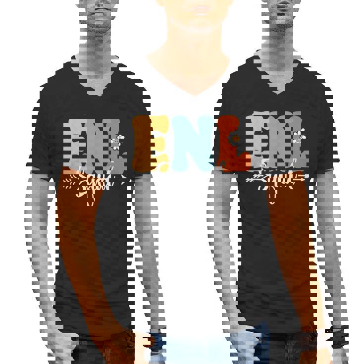 ENL Squad Back To School Teachers Students ENL Crew Men Women Girls Kids Men&#x27;s V-Neck T-Shirt